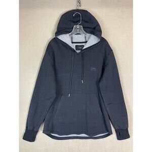 Stampd Hoodie Mens L Black‎ Pouch Pocket Stretch Regular Fit Pullover Sweatshirt